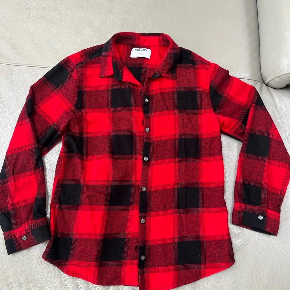 Old Navy flannel shirt girls size XL (14-16)
